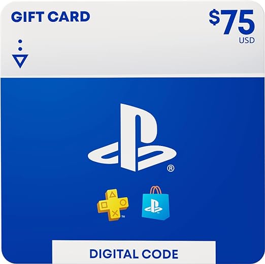 $75 PlayStation Store Gift Card [Digital Code]