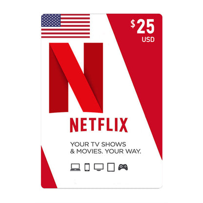 $25 Netflix eGift Card